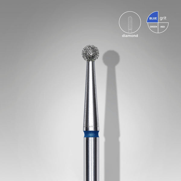 Bit #292 - Diamond Nail Drill Bit Ball Blue, Head Diameter 2,5 mm - EXPERT