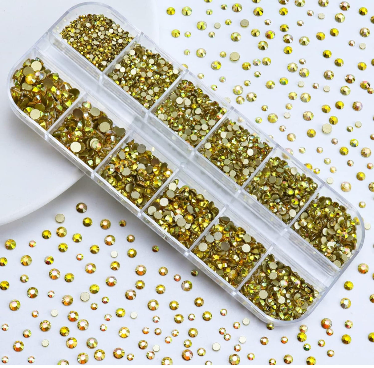 Rhinestone Set - Golden  - 6 Sizes