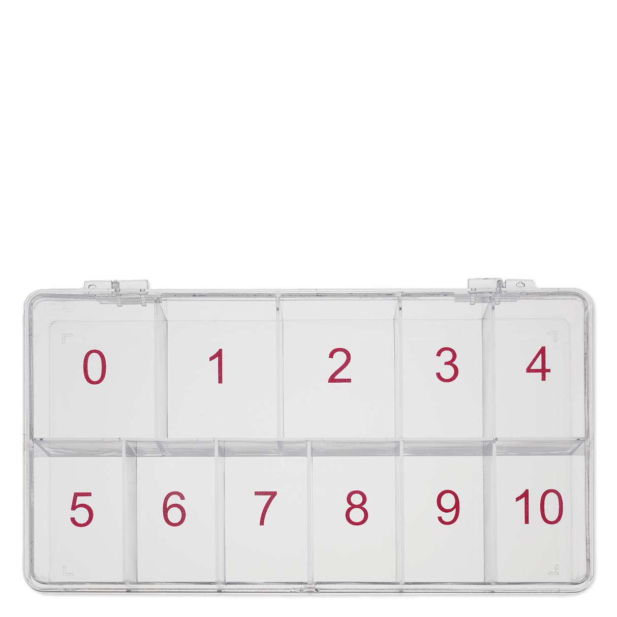 Nail Tip Box - Clear Empty