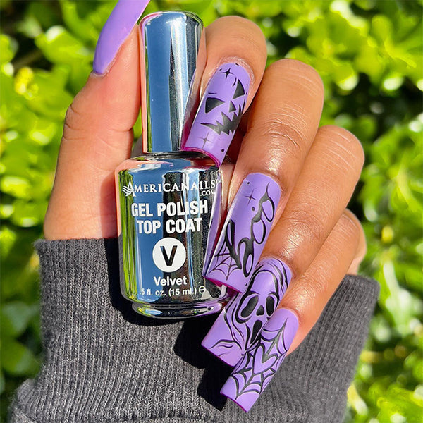 No-Cleanse Gel Polish Top Coat | Velvet Finish .5oz