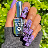 No-Cleanse Gel Polish Top Coat | Velvet Finish .5oz