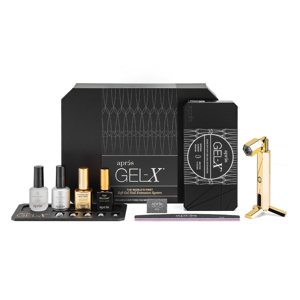 Aprés Gel-X® Signature Kit - Includes Box Natural Almond Medium (280pc)