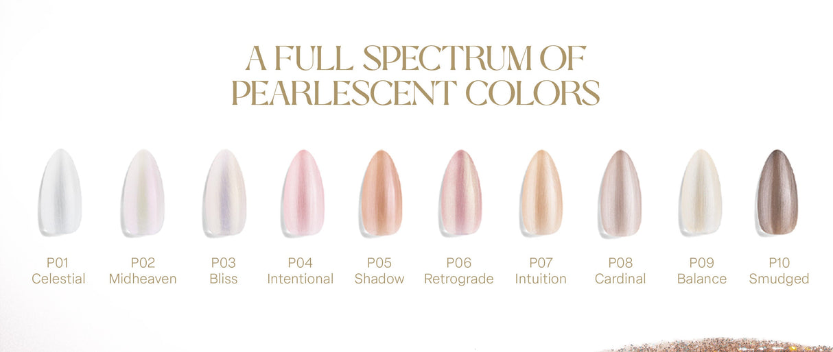 *Pearlescent - Astral Gel Couleur, 10pcs Set