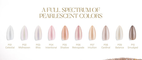 *Pearlescent - Astral Gel Couleur, 10pcs Set