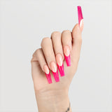 Chaun Legend Barbie on the Rocks LGG02 jelly gel polish on hands