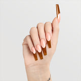Chaun Legend Chaun-yac Royale LGG11 jelly gel polish on hands