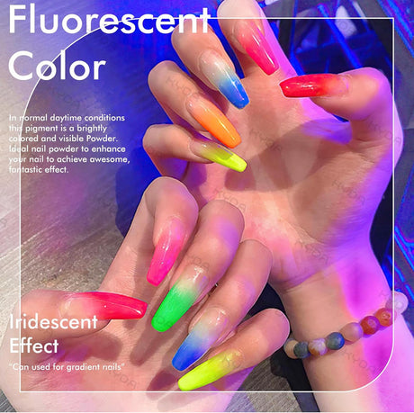 12 colors Neon Pigments Powder