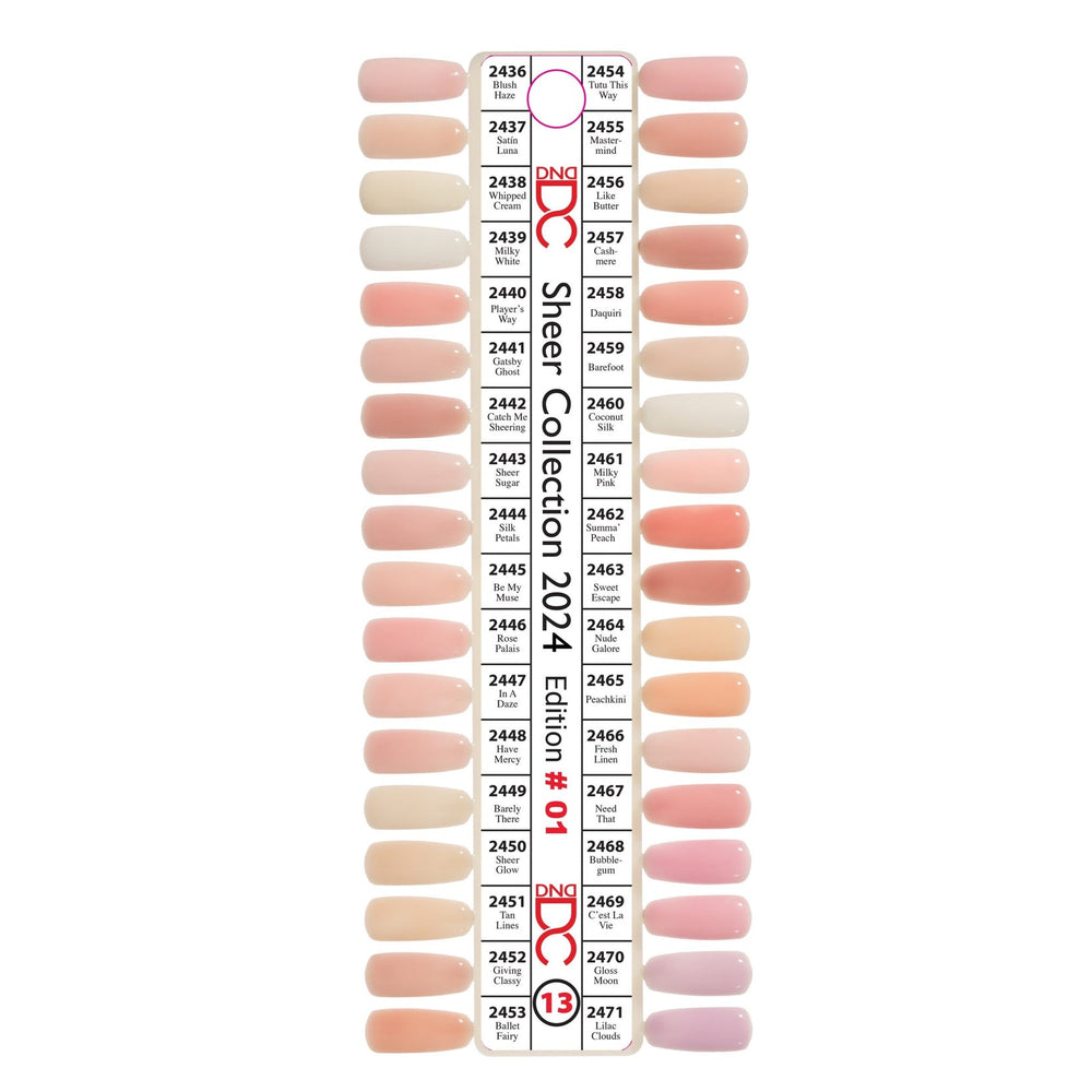 DC #13 Sheer Collection Swatch – Single