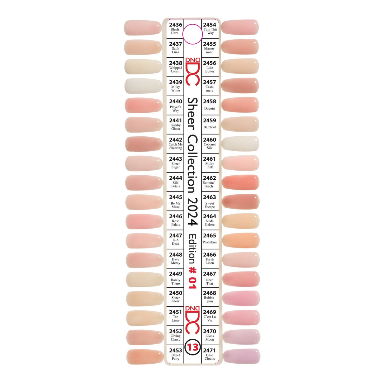 DC #13 Sheer Collection Swatch – Single