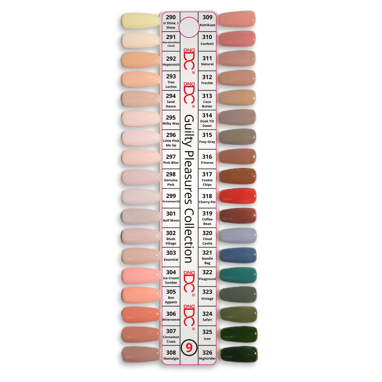 DC #9 Guilty Pleasures Collection Swatch - Single