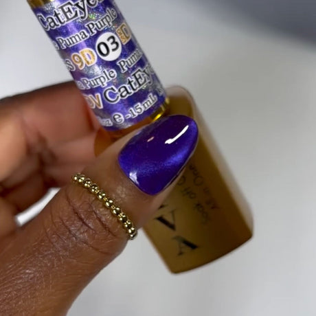 Diva 9D Cat Eyes Glass Ball #03 - Puma Purple