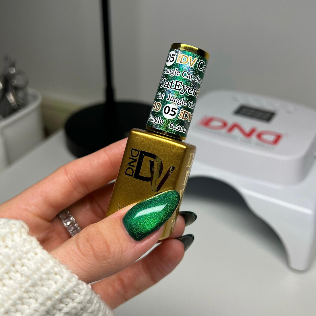 Diva 9D Cat Eyes Glass Ball #05 - Jungle Cat