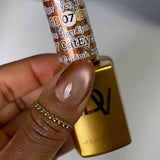 Diva 9D Cat Eyes Glass Ball #07 - Tiger Eyes