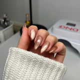 Diva 9D Cat Eyes Glass Ball #07 - Tiger Eyes