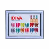 DIVA Framed Color Chart — 9D Cat Eye Candy
