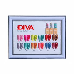 DIVA Framed Color Chart — 9D Cat Eye Candy