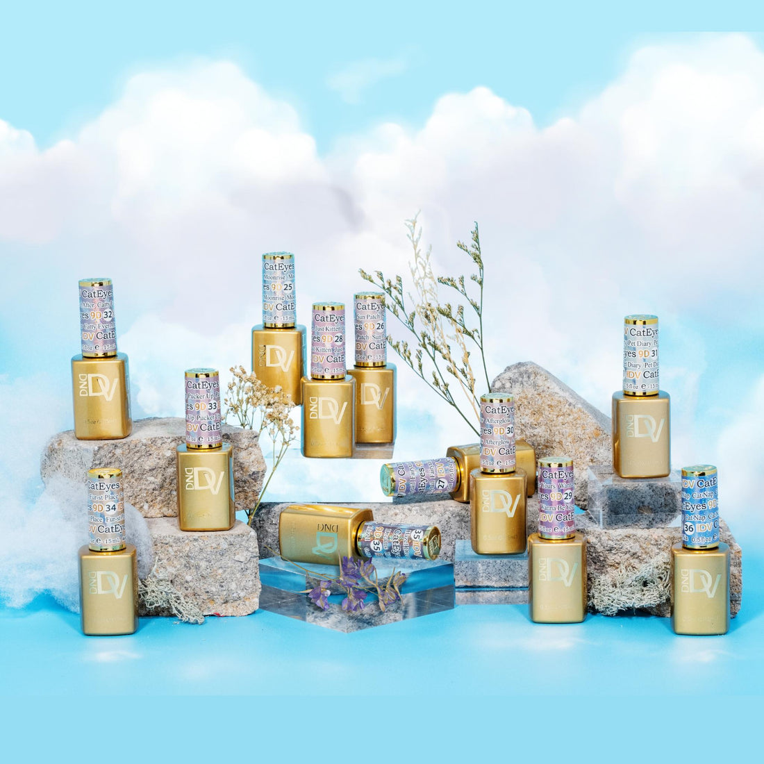 *Bundle DIVA 9D Cat Eye Daydream – 12 Set