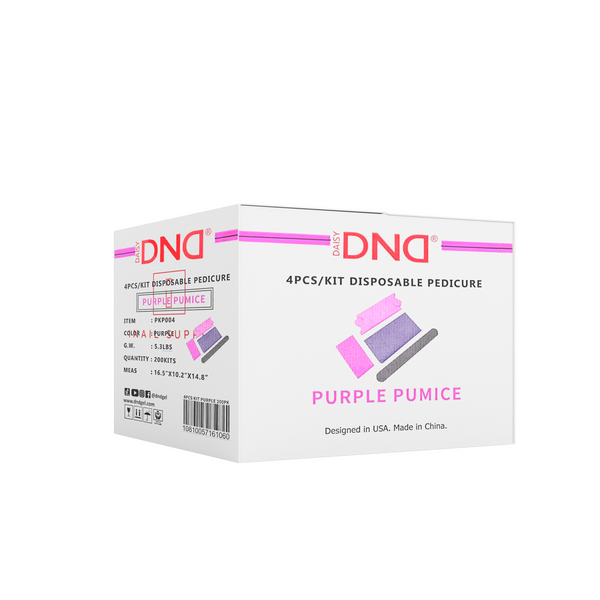 *(Bundle) DND Disposable Pedicure Kit - 4pc Purple