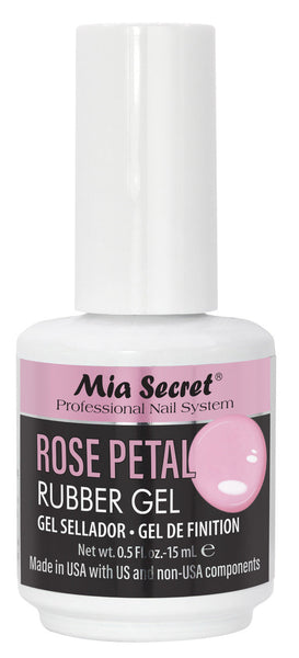 Rubber Top Gel UV/LED 0.5oz - Rose Petal