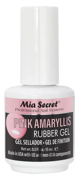 Rubber Top Gel UV/LED 0.5oz - Pink Amaryllis