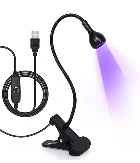 UV LED Light Nail Lamp - Clip On Desk