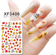 Fall Nail Sticker  XF3406