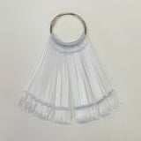 50pc. Round Nail Tip Display w/ Ring - #3