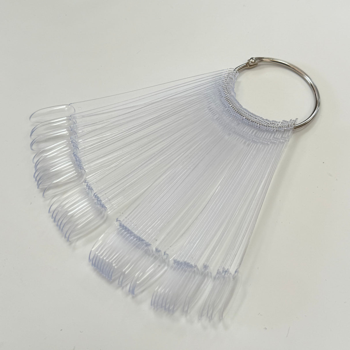 50pc. Round Nail Tip Display w/ Ring - #3
