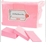 Pink Nail Wipes Pads Lint Free - 1000/pack