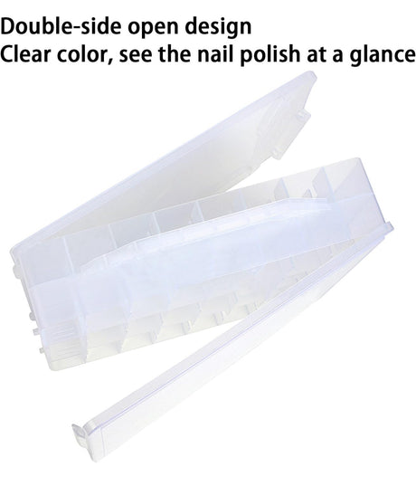Polish Storage Box w/ Handle  - 48 Slots