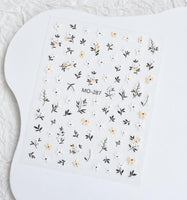 Natural Flower Stickers - MO-287
