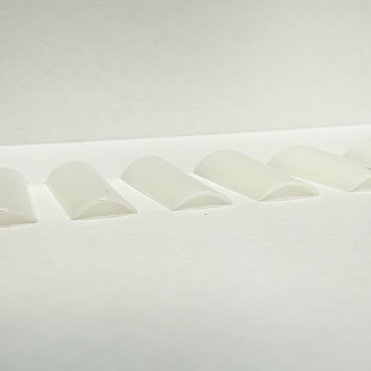 XL No C Square Natural Nail Tip Box - 500 pcs