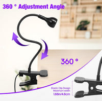 UV LED Light Nail Lamp - Clip On Desk