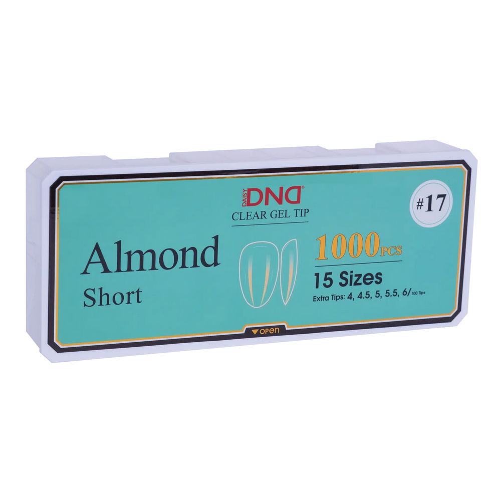 DND Soft Gel Tips - Almond Short #17