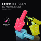 The Glaze Collection layers to build translucency from sheer to glassy