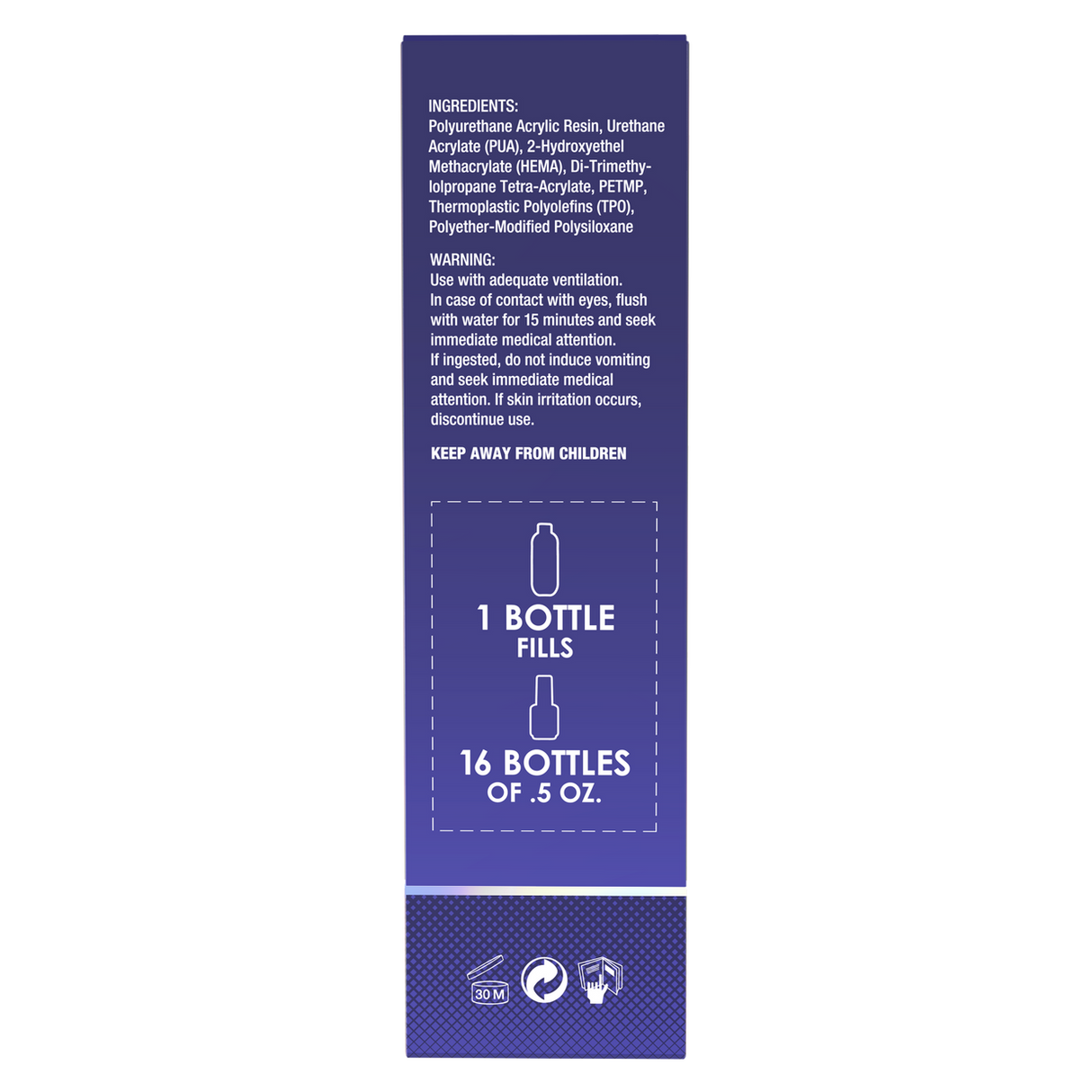 No-Cleanse Gel Polish Top Coat | Glossy Finish 8oz