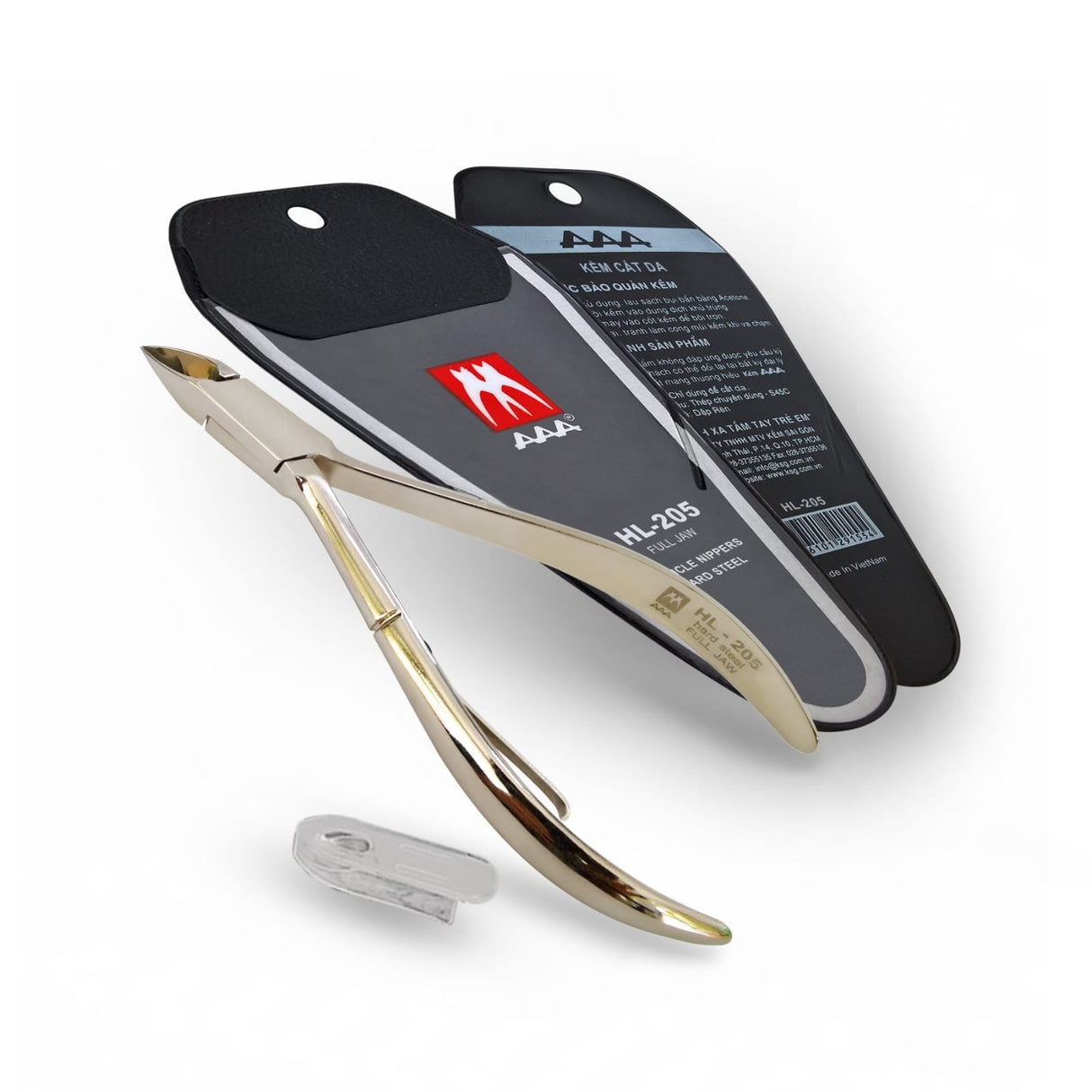 HL-205 Cuticle Nipper Full Jaw | Single Spring | Hard Steel