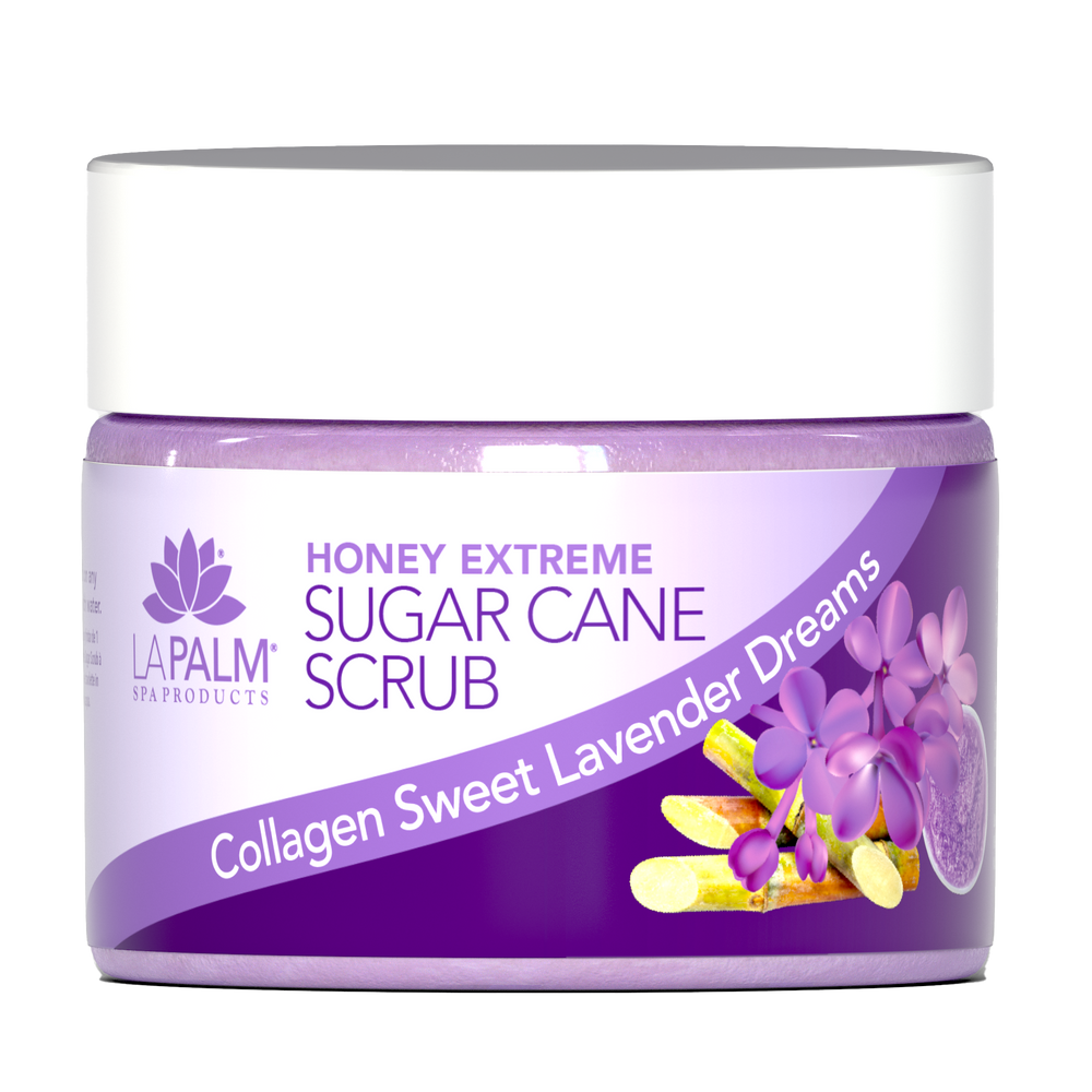 Sugar Cane Scrub Gel 12oz -  Sweet Lavender