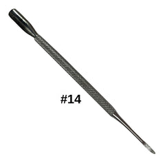 Cuticle Pusher w/ Long Cleaner #14