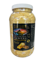 Dry Bath Soap Flowers 1 Gallon - Gold CB