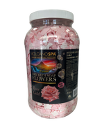 Dry Bath Soap Flowers 1 Gallon - Rose Gold CB