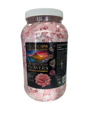 Dry Bath Soap Flowers 1 Gallon - Rose Gold CB