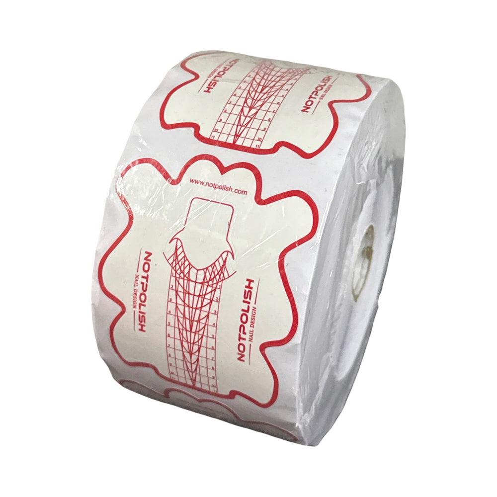 *Notpolish Nail Form White - Roll 500pc