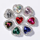 3D Heart Nail  Charms Mix Colors