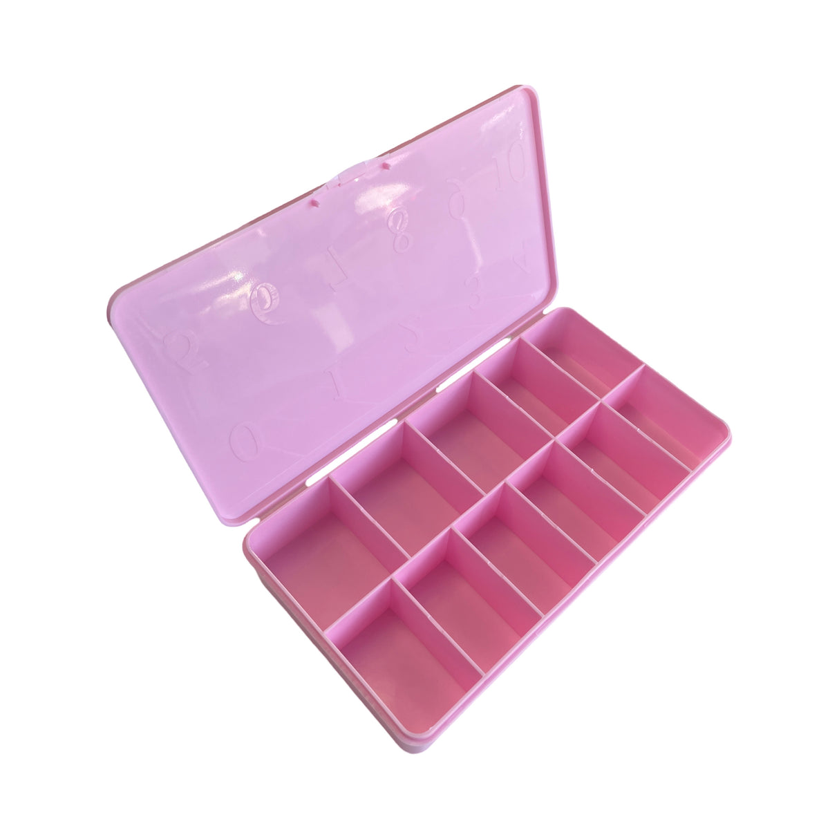 Light  Pink  Nail Tip Box   Empty   0 to 10