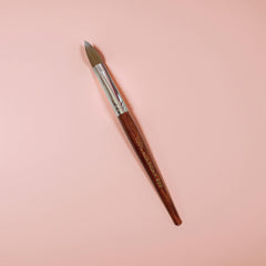 Crimped Brown Brush #22 - 100% Kolinsky