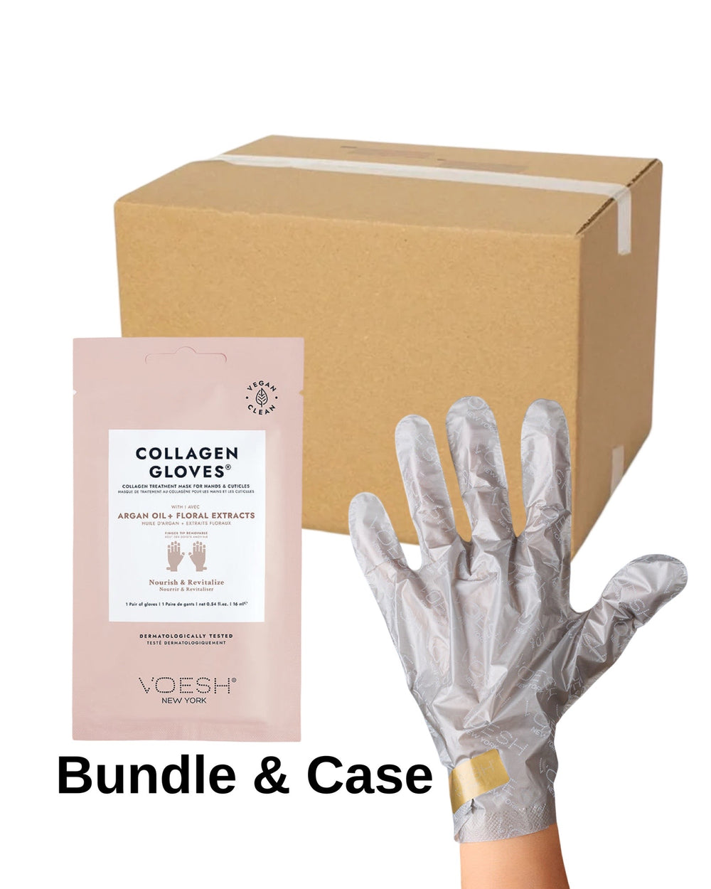 *Box Collagen Glove with Argan Oil Bundle | Case