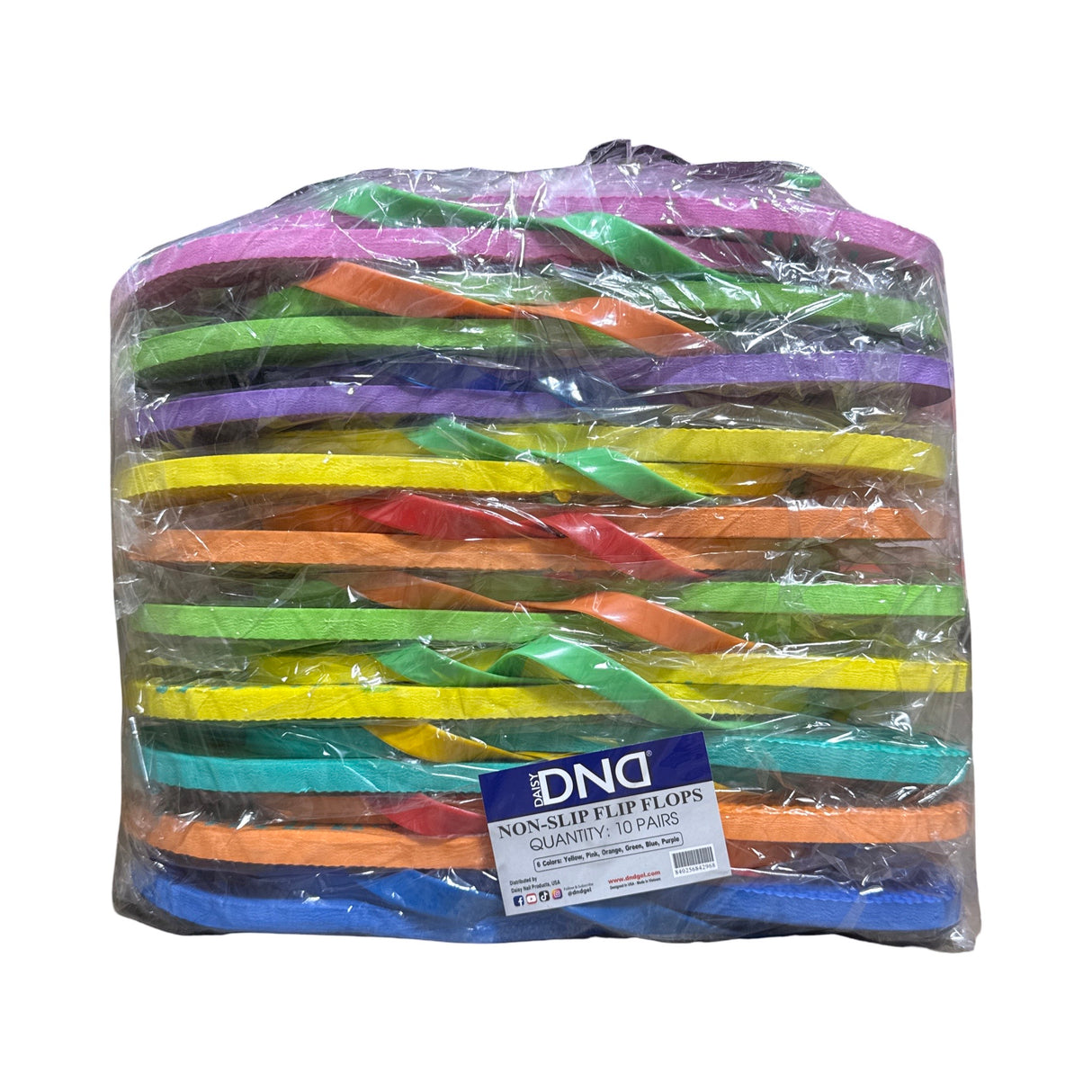 DND Non Slip Pedicure Sandals - 10 Pair/Pack