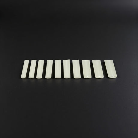 XL No C Square Natural Nail Tip Box - 500 pcs