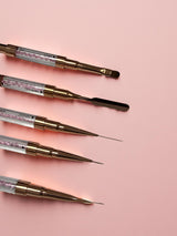 Nail Art Double Brush Set - 5pc | 10 Styles | Butterflies 🦋